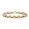 Bracelets | Blue Nile 8.5" Men'S Large Faceted Bracelet In 14K Yellow Gold (8.7 Mm)