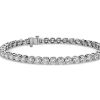 Bracelets | Blue Nile Diamond Tennis Bracelet In 14K White Gold (10 Ct. Tw.)