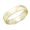 Men'S Rings | Blue Nile Skyline Comfort Fit Wedding Ring In 14K Yellow Gold (5Mm)