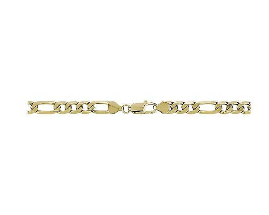 Necklaces | Blue Nile 22" Men'S Figaro Chain Necklace In 14K Yellow Gold (7.5 Mm)