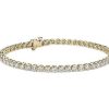 Bracelets | Blue Nile Diamond Tennis Bracelet In 18K Yellow Gold (4 Ct. Tw.)