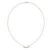 Necklaces | Blue Nile Alternating Diamond Curved Bar Necklace In 14K Yellow Gold (1 Ct. Tw.)