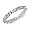 Women'S Rings | Blue Nile French Pav Diamond Eternity Ring In 14K White Gold (1 Ct. Tw.)