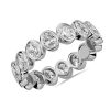 Women'S Rings | Blue Nile Bezel Oval Eternity Ring In Platinum (2 3/8 Ct. Tw. Tw)