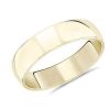 Men'S Rings | Blue Nile Skyline Comfort Fit Wedding Ring In 14K Yellow Gold (6Mm)