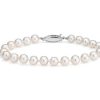 Bracelets | Blue Nile 7.5" Freshwater Cultured Pearl Bracelet In 14K White Gold (6-6.5Mm)