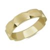 Rings | Blue Nile Contemporary Hexagon Cut Stackable Ring In 14K Yellow Gold (5Mm)