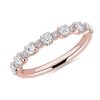 Rings | Blue Nile Capri Diamond Ring In 14K Rose Gold (1/2 Ct. Tw.)