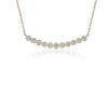 Necklaces | Blue Nile Diamond Milgrain Smile Necklace In 14K Yellow Gold (1/4 Ct. Tw.)