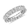 Women'S Rings | Blue Nile Lab Grown Diamond Radiant Cut Eternity Ring In Platinum (5 Ct. Tw.)