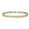 Bracelets | Blue Nile 8" Flat Beveled Curb Chain Bracelet In 14K Yellow Gold (5.75 Mm)