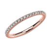 Rings | Blue Nile Riviera Pav Diamond Ring In 14K Rose Gold (1/6 Ct. Tw.)