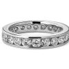 Women'S Rings | Blue Nile Channel Set Diamond Eternity Ring In Platinum (2 Ct. Tw.)