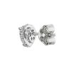 Earrings | Blue Nile Pear Hidden Halo Stud Earrings In 14K White Gold (1 Ct. Tw.)