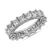 Women'S Rings | Blue Nile Princess Cut Eternity Ring In Platinum (5 Ct. Tw.)