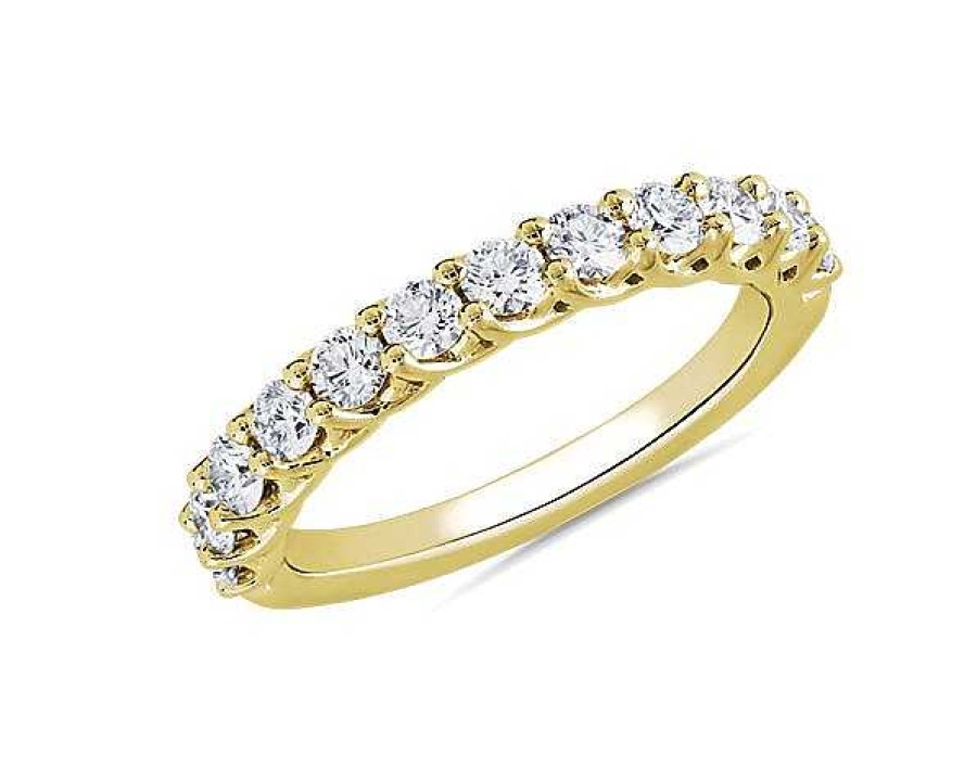 Rings | Blue Nile Tessere Diamond Anniversary Ring In 14K Yellow Gold (1 Ct. Tw.)