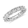 Women'S Rings | Blue Nile Cushion Cut Eternity Ring In Platinum (6 Ct. Tw.)