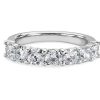 Women'S Rings | Blue Nile Seven Stone Cushion Shape Diamond Ring In Platinum (2 Ct. Tw.)