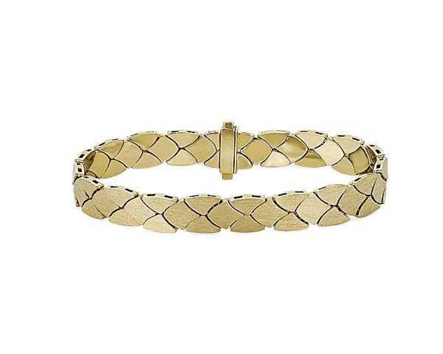 Bracelets | Blue Nile Reversible Bracelet In 14K Italian Yellow Gold (9 Mm)