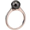 Rings | Blue Nile Tahitian Pearl Fashion Ring With Diamonds In 14K Rose Gold