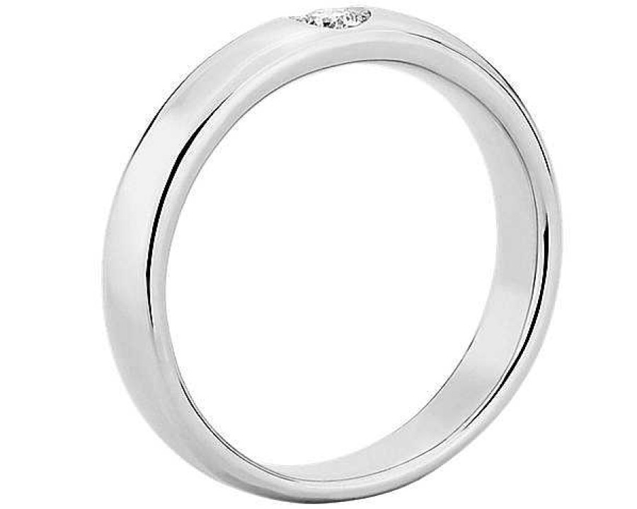 Rings | Blue Nile Zac Zac Posen Single Round Diamond Ring In 14K White Gold (3.5 Mm, 1/12 Ct. Tw.)