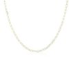 Necklaces | Blue Nile 18" Small Paperclip Chain In Solid 14K Yellow Gold (2.4 Mm)