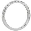 Women'S Rings | Blue Nile French Pav Diamond Ring In Platinum (1/2 Ct. Tw.)