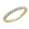 Women'S Rings | Blue Nile Tessere Diamond Anniversary Ring In 14K Yellow Gold (1/4 Ct. Tw.)