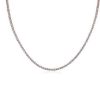 Necklaces | Blue Nile 16.5" Pink Sapphire Eternity Necklace In 14K Rose Gold