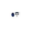 Earrings | Blue Nile Oval Sapphire And Diamond Earrings In 14K White Gold (6X4Mm)