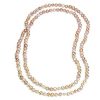 Necklaces | Blue Nile Long Pastel Freshwater Cultured Pearl Necklace (54")