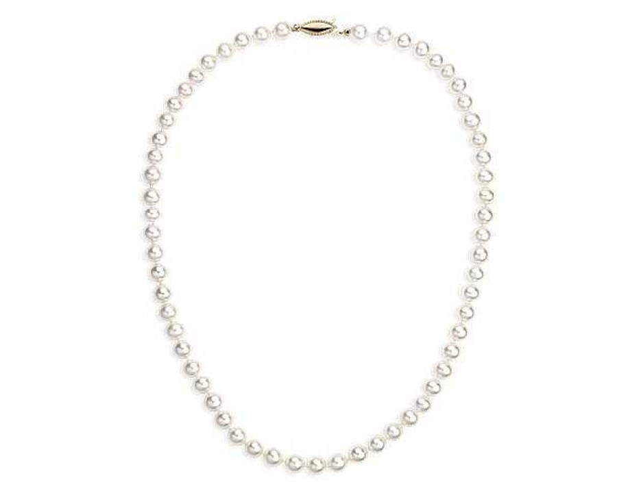 Necklaces | Blue Nile 20" Freshwater Cultured Pearl Strand Necklace In 14K Yellow Gold (7.0-7.5Mm)