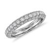 Women'S Rings | Blue Nile Blue Nile Studio Triple Row Diamond Eternity Ring In Platinum (2 Ct. Tw.)