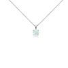 Necklaces | Blue Nile Opal Solitaire Pendant In 14K White Gold (7Mm)