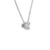 Necklaces | Blue Nile Lab Grown Diamond Floating Solitaire Pendant In 14K White Gold (2 Ct. Tw.)