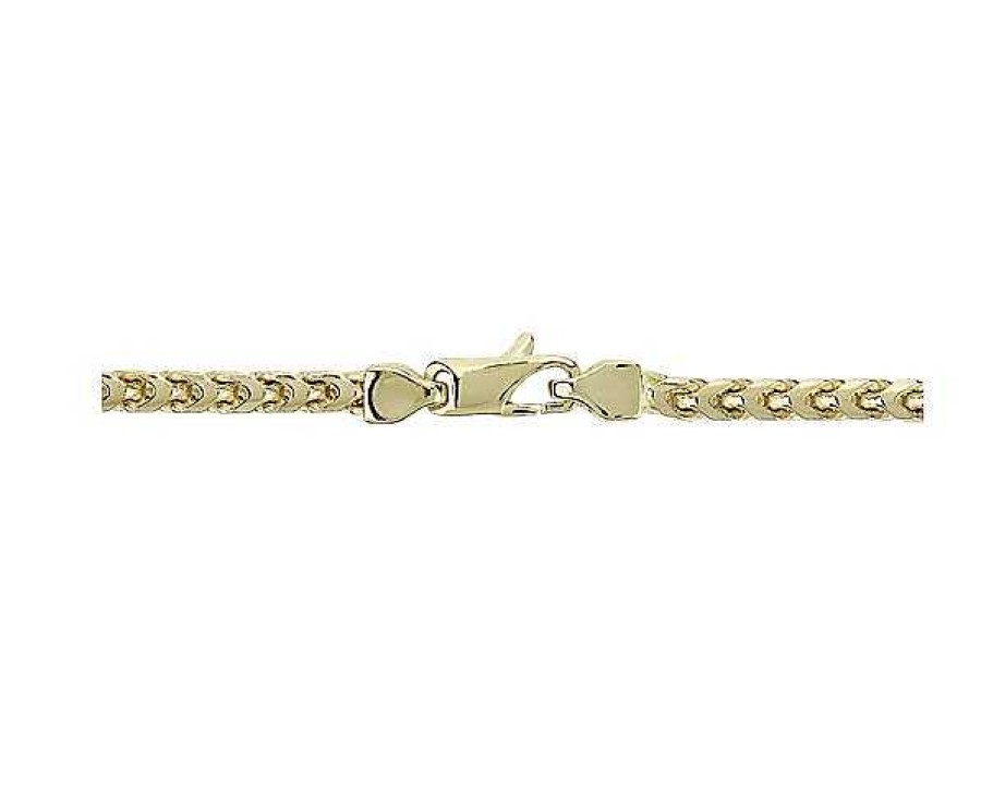 Bracelets | Blue Nile 8" Franco Chain Bracelet In 14K Yellow Gold (3 Mm)