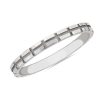 Women'S Rings | Blue Nile Boxed Stackable Ring In 18K White Gold (2Mm)