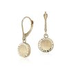 Earrings | Blue Nile Round Drop Earrings In 14K Italian Yellow Gold