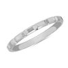 Women'S Rings | Blue Nile Vertical Bevel Stackable Stackable Ring In 14K White Gold (2Mm)