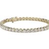 Bracelets | Blue Nile Diamond Tennis Bracelet In 18K Yellow Gold (10 Ct. Tw.)