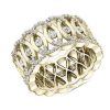 Rings | Blue Nile Bella Vaughan Woven Lace Diamond Eternity Ring In 18K Yellow Gold (1 Ct. Tw.)