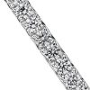 Bracelets | Blue Nile French Pav Diamond Bangle In 14K White Gold (2 Ct. Tw.)