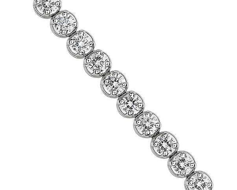 Bracelets | Blue Nile Diamond Tennis Bracelet In 14K White Gold (3 Ct. Tw.)