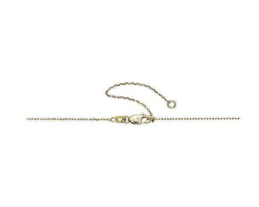 Necklaces | Blue Nile 18" Bar Necklace In 14K Yellow Gold (1 Mm)