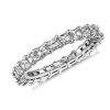 Women'S Rings | Blue Nile Lab Grown Diamond Asscher Cut Eternity Ring In Platinum (2 Ct. Tw.)