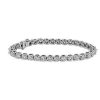 Bracelets | Blue Nile Two-Prong Diamond Tennis Bracelet In 14K White Gold (10 Ct. Tw.)