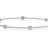 Bracelets | Blue Nile Bezel-Set Diamond Bracelet In 18K White Gold (5/8 Ct. Tw.)