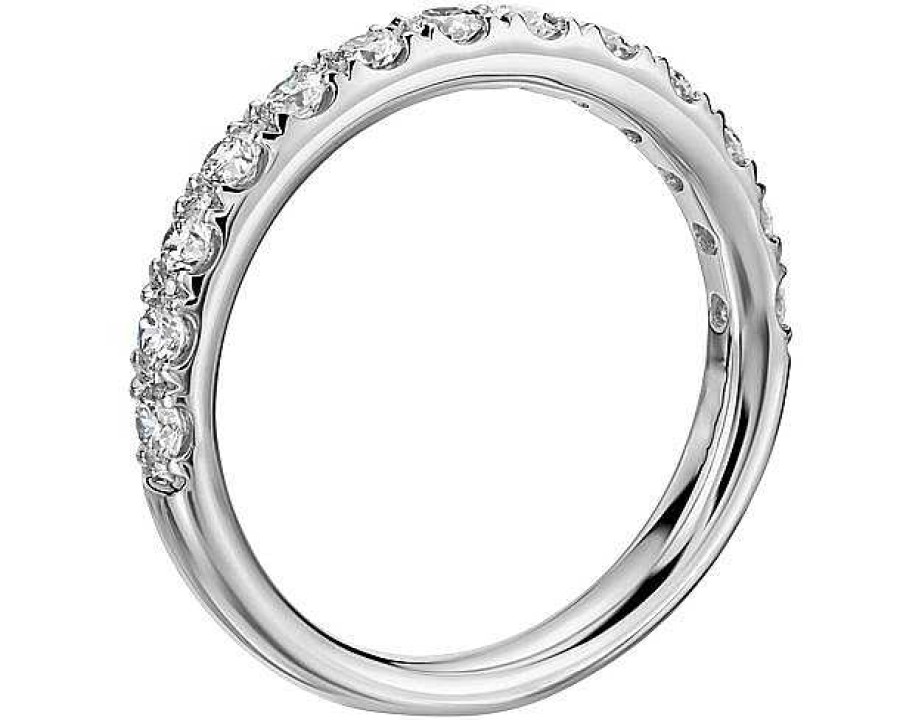 Rings | Blue Nile Riviera Pav Diamond Ring In 14K White Gold (1/2 Ct. Tw.)