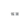 Earrings | Blue Nile Asscher Cut Diamond Stud Earrings In 14K White Gold (3/4 Ct. Tw.)