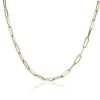 Necklaces | Blue Nile 34" Paperclip Necklace In 14K Italian Yellow Gold (4 Mm)